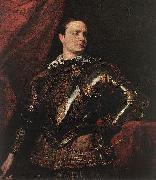 DYCK, Sir Anthony Van Portrait of a Young General dfgj Spain oil painting artist